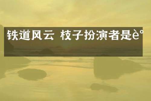 铁道风云 枝子扮演者是谁