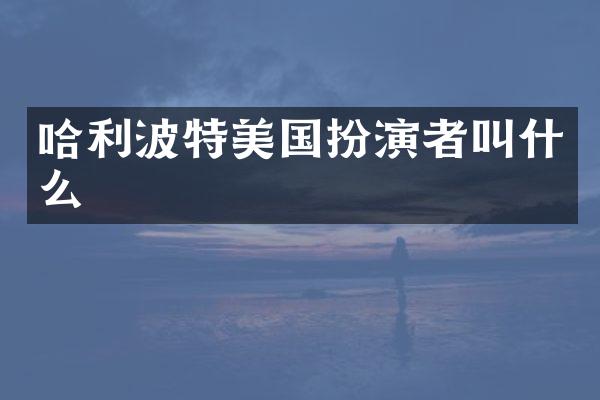 哈利波特美国扮演者叫什么