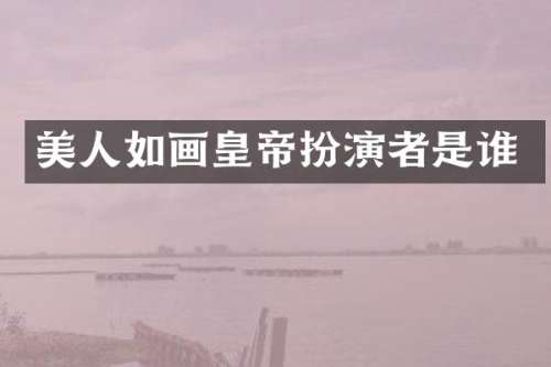 美人如画皇帝扮演者是谁