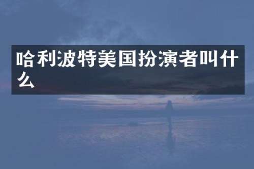 哈利波特美国扮演者叫什么