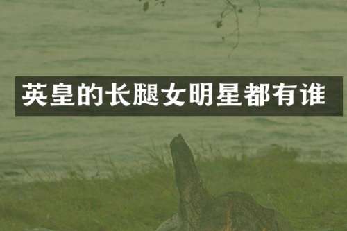 英皇的长腿女明星都有谁