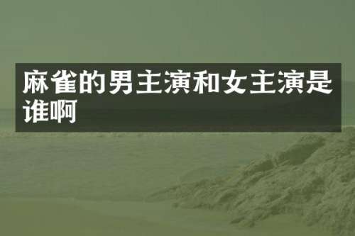 麻雀的男主演和女主演是谁啊