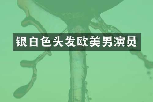 银白色头发欧美男演员