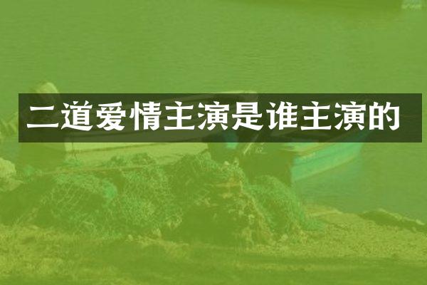 二道爱情主演是谁主演的