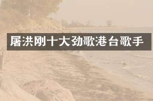 屠洪刚十大劲歌港台歌手