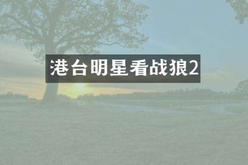 港台明星看战狼2