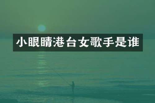 小眼睛港台女歌手是谁
