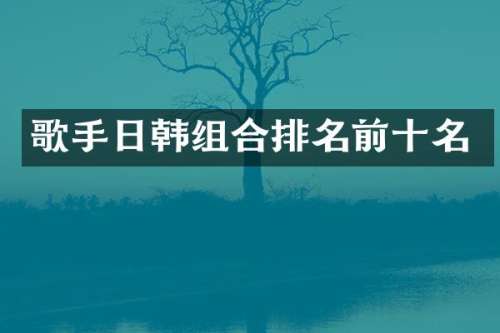 歌手日韩组合排名前十名