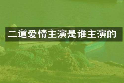 二道爱情主演是谁主演的