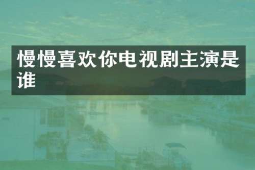 慢慢喜欢你电视剧主演是谁