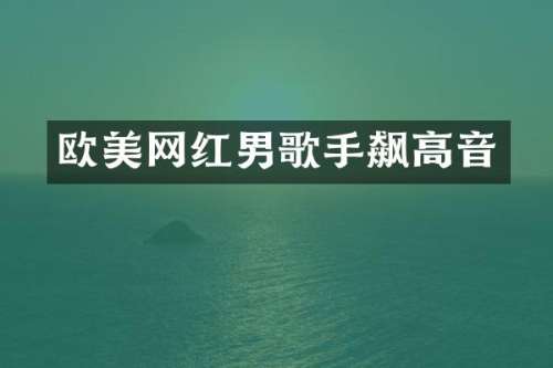 欧美网红男歌手飙高音