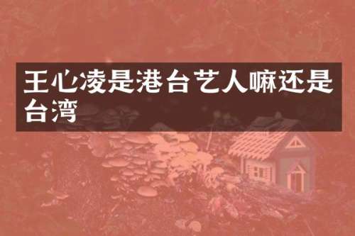 王心凌是港台艺人嘛还是台湾