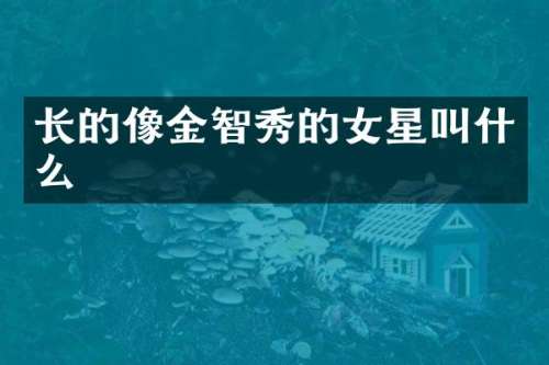 长的像金智秀的女星叫什么