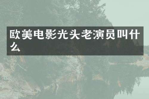 欧美电影光头老演员叫什么