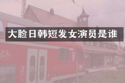 大脸日韩短发女演员是谁