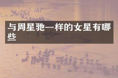 与周星驰一样的女星有哪些