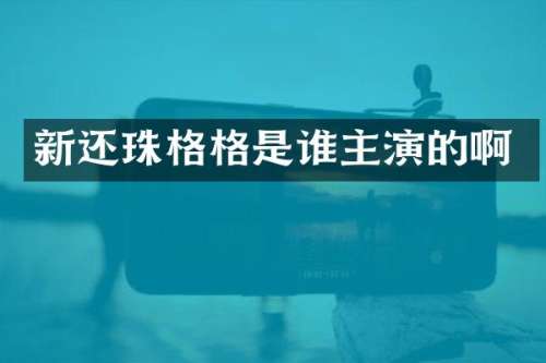 新还珠格格是谁主演的啊