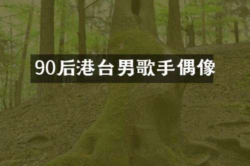 90后港台男歌手偶像