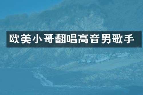 欧美小哥翻唱高音男歌手