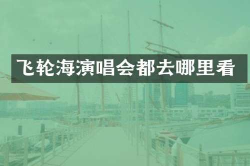 飞轮海演唱会都去哪里看