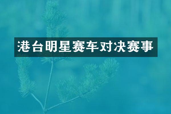 港台明星赛车对决赛事