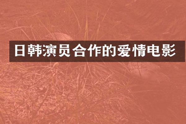 日韩演员合作的爱情电影