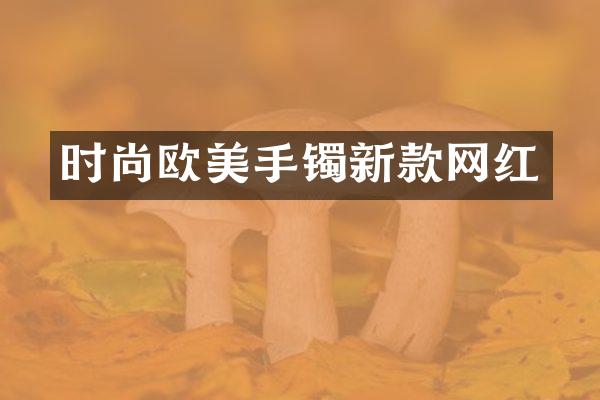 时尚欧美手镯新款网红