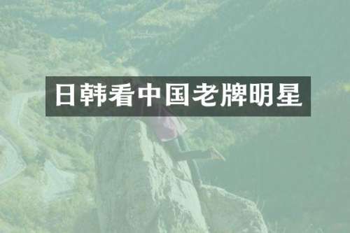 日韩看中国老牌明星