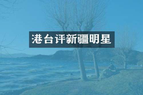 港台评新疆明星
