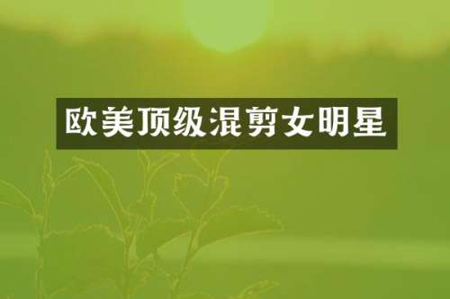 欧美顶级混剪女明星