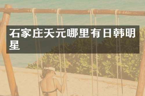 石家庄天元哪里有日韩明星
