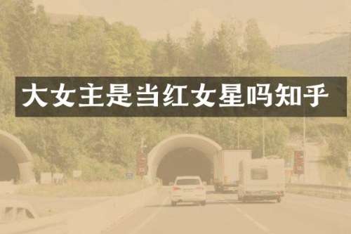 大女主是当红女星吗知乎