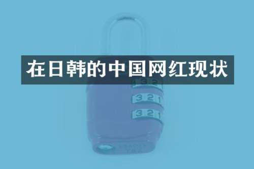 在日韩的中国网红现状