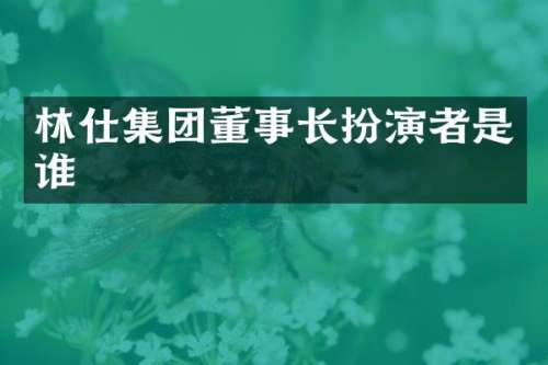林仕集团董事长扮演者是谁