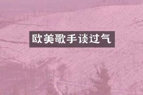 欧美歌手谈过气