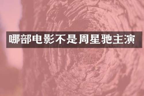 哪部电影不是周星驰主演