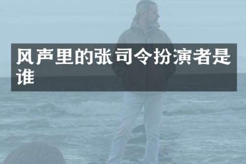 风声里的张司令扮演者是谁