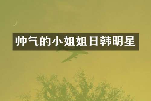 帅气的姐日韩明星