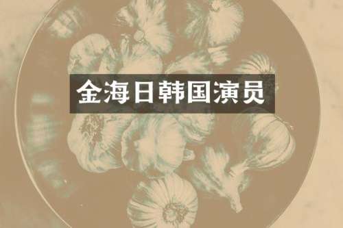 金海日韩国演员
