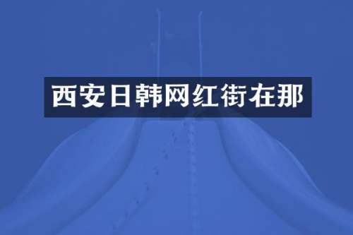 西安日韩网红街在那