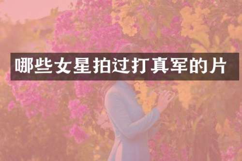哪些女星拍过打真军的片