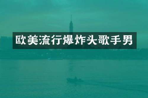 欧美流行爆炸头歌手男