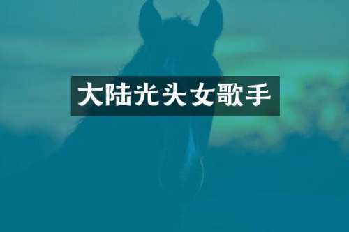 大陆光头女歌手