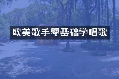 欧美歌手零基础学唱歌