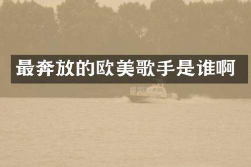 最奔放的欧美歌手是谁啊