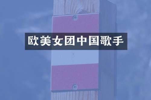 欧团中国歌手