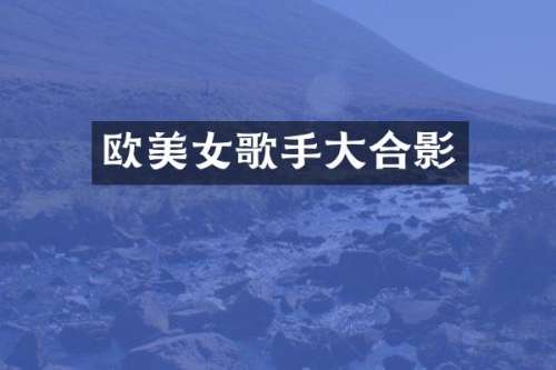欧歌手大合影