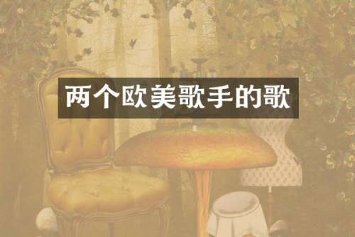 两个欧美歌手的歌