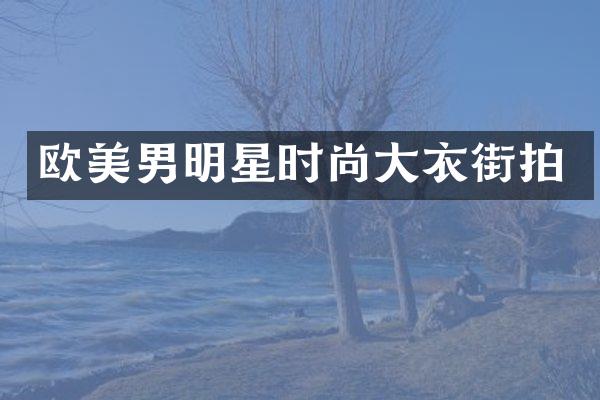 欧美男明星时尚大衣街拍