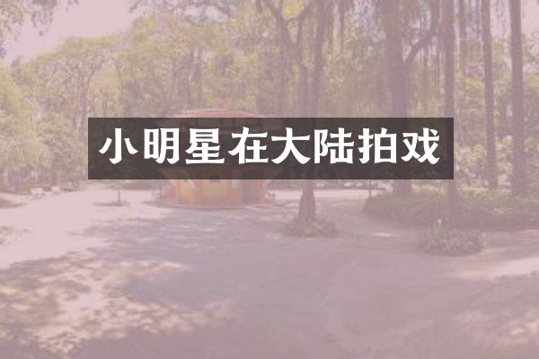 小明星在大陆拍戏